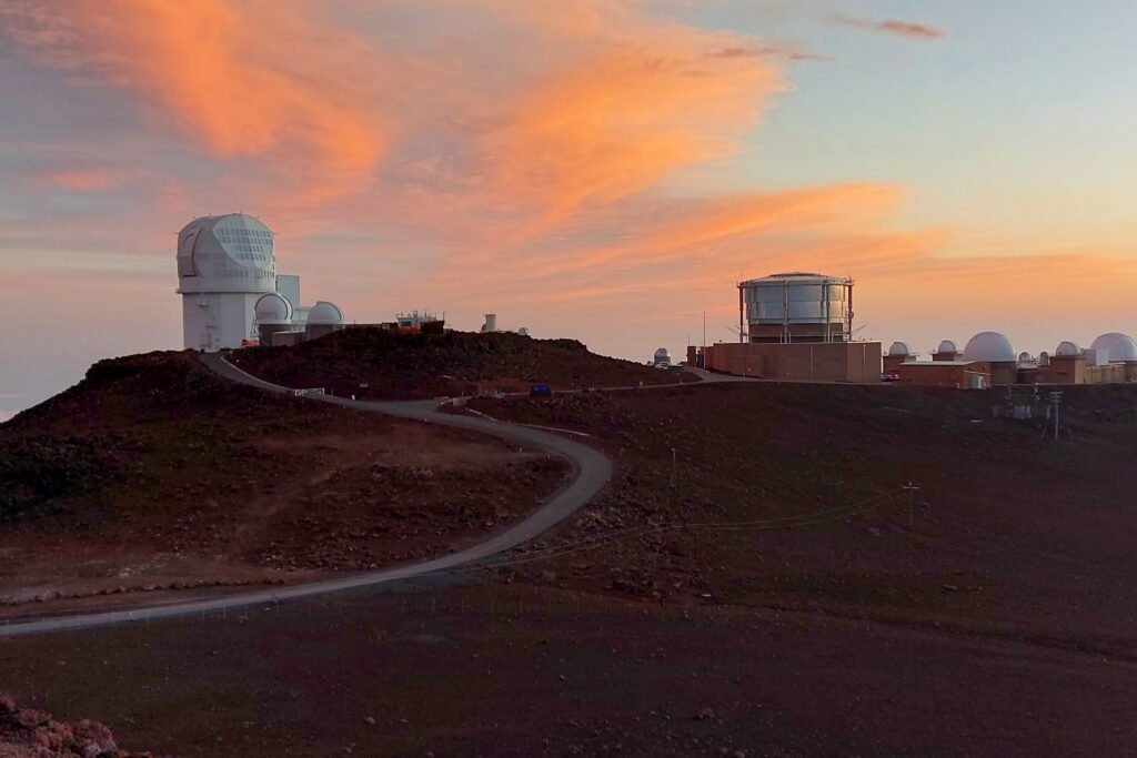 The colors and the observatorium at the Haleakala Sunset Picnic