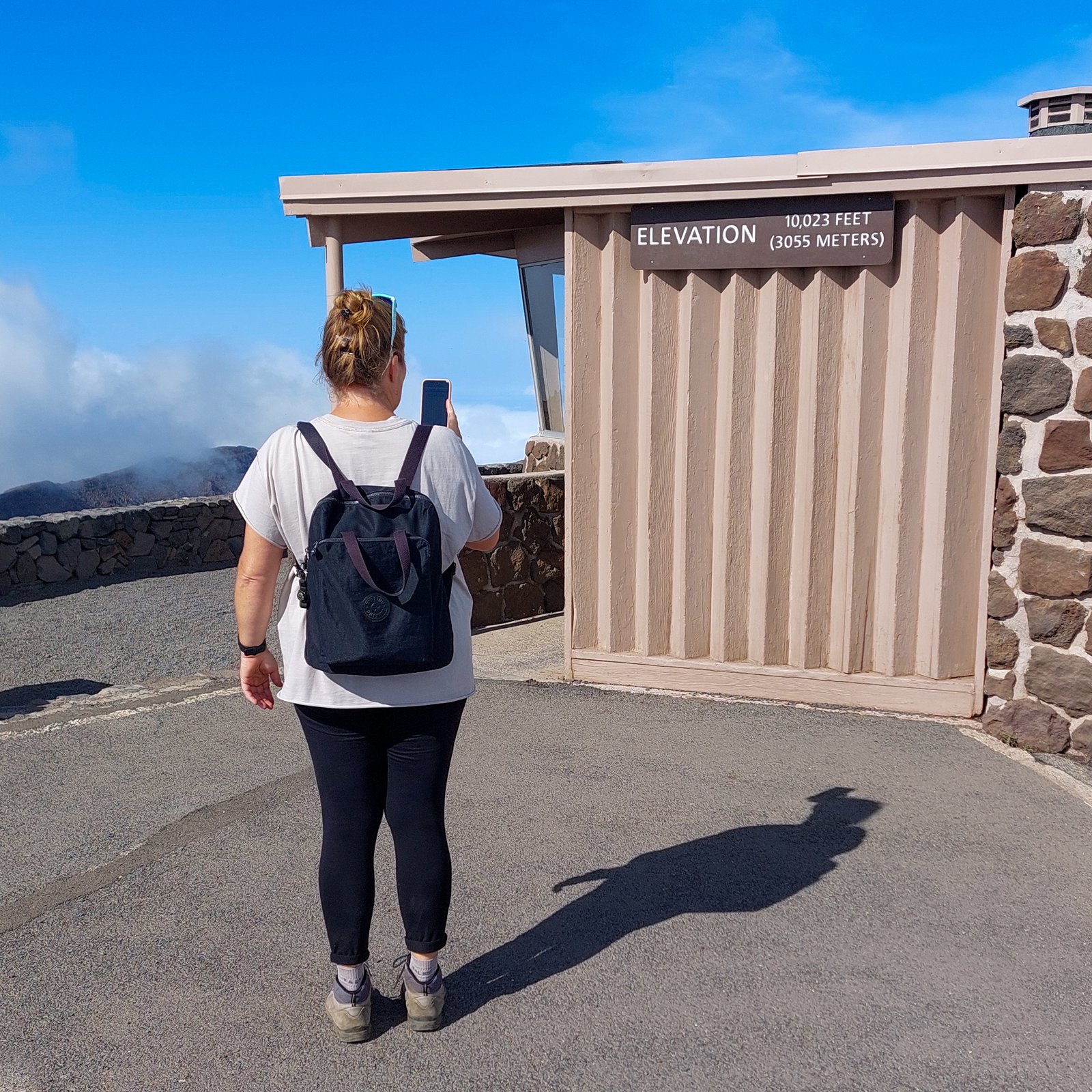 Arriving at the summit for the Haleakala Sunset Picnic