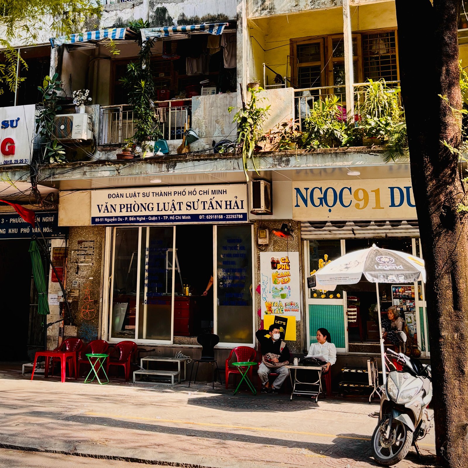 The streets of Hanoi in Vietnam