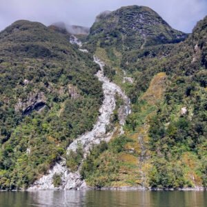 Waterfall at Doubtful Sound