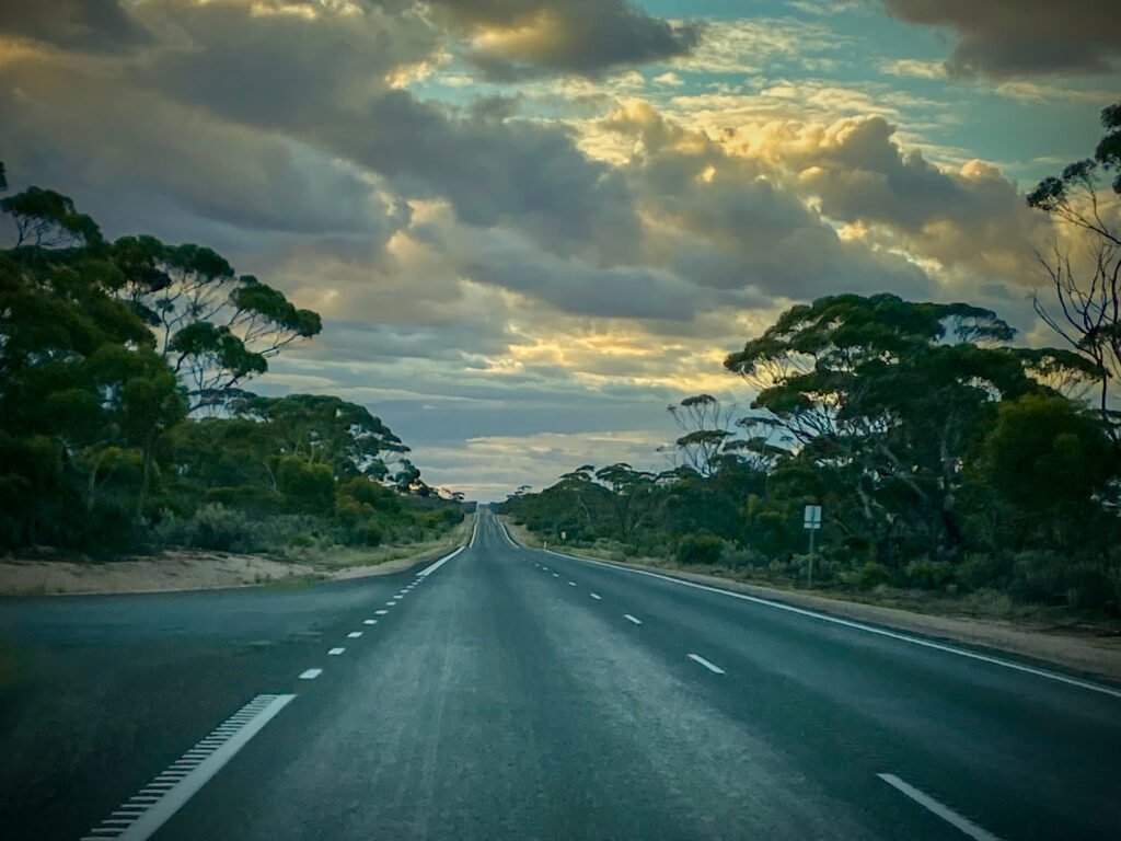 Travel through the outback of Australia