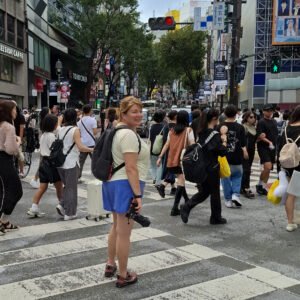 Ella at Shibuya Crossing