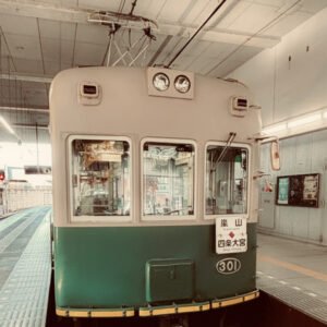 Old tram in Kyoto